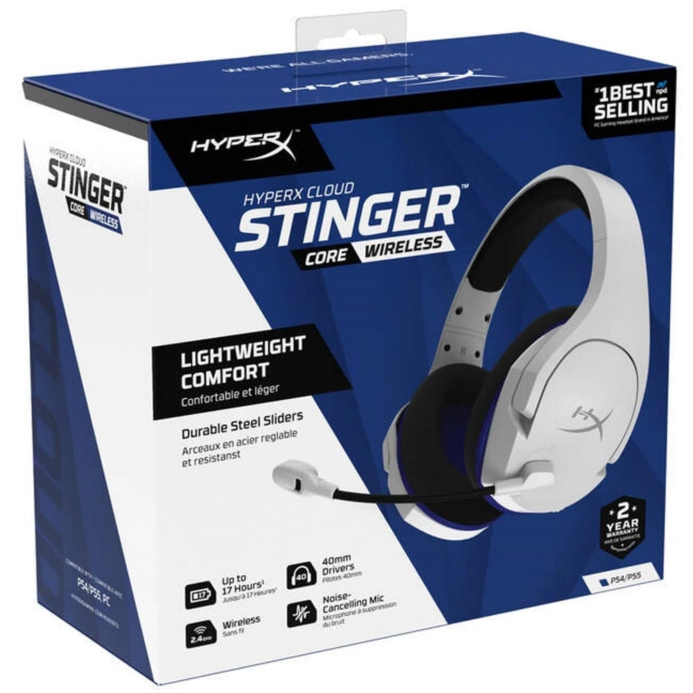 HyperX Stinger Core Wireless PS5 HHSS1C KB WT G 4P5J1AA 7490