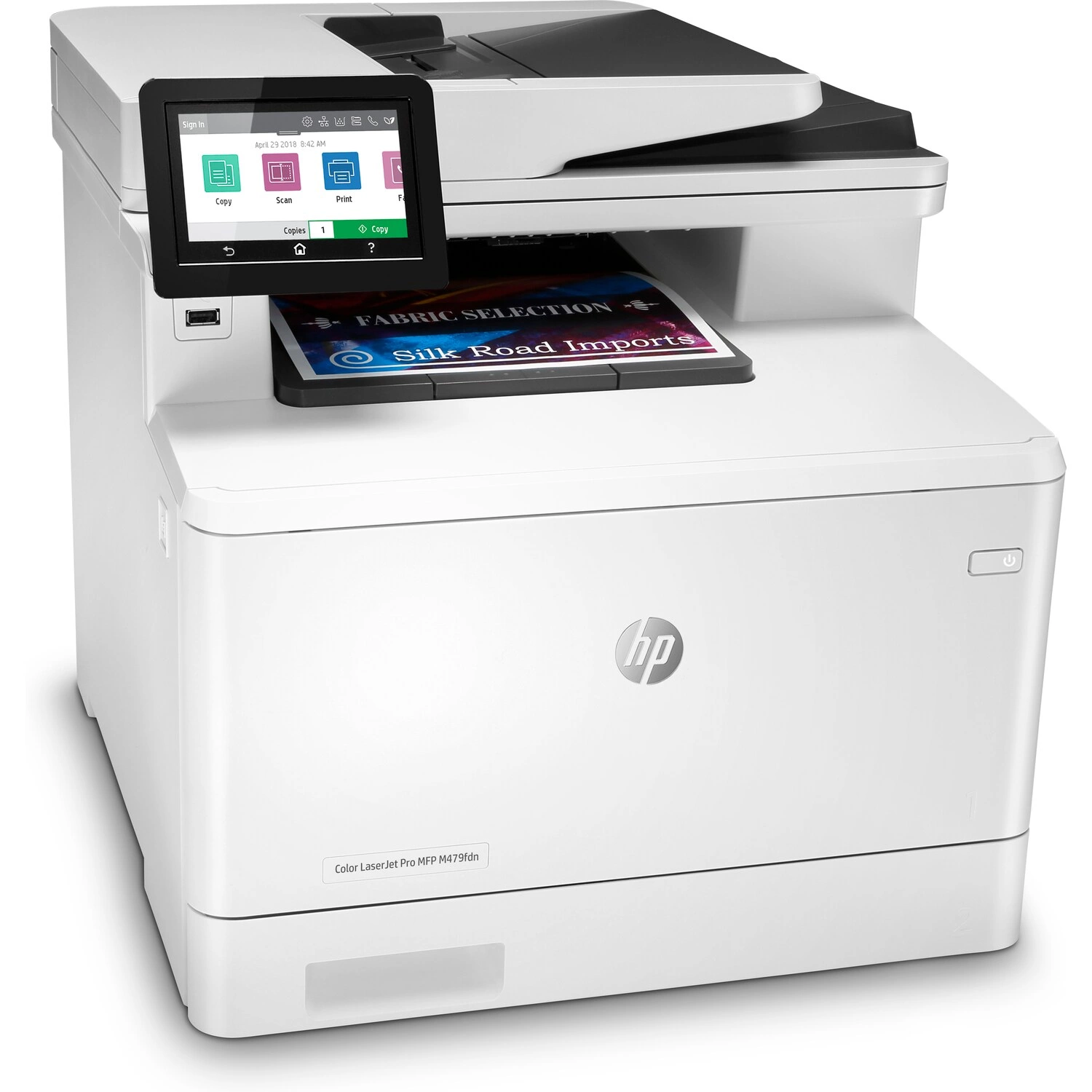 Цветное лазерное МФУ HP Color LaserJet Pro MFP M479fdn (W1A79A#B19)